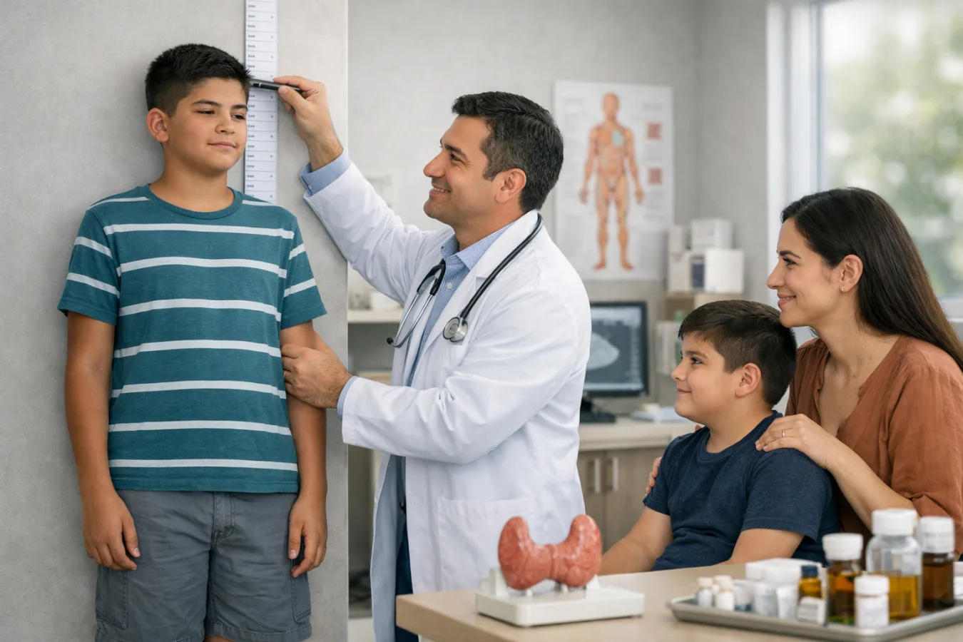 ¿Qué médico trata la acromegalia en niños?