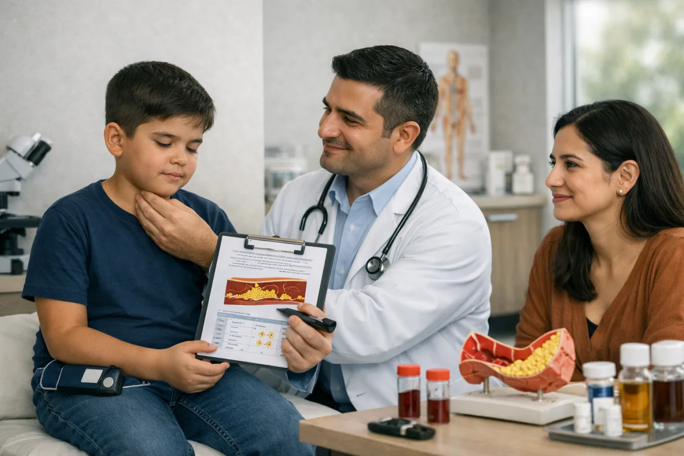 Manejo integral de la dislipidemia infantil en CDMX