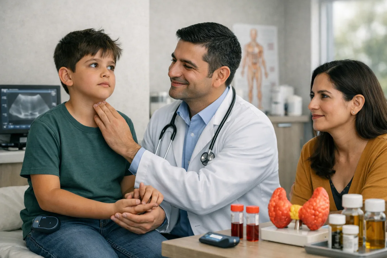 ¿Qué médico trata el hipertiroidismo en niños?
