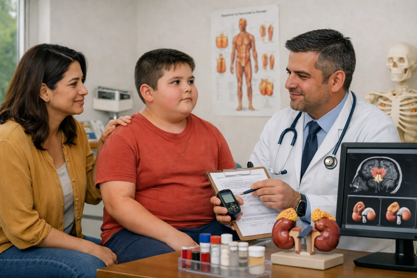 ¿Qué médico trata el síndrome de Cushing en niños?